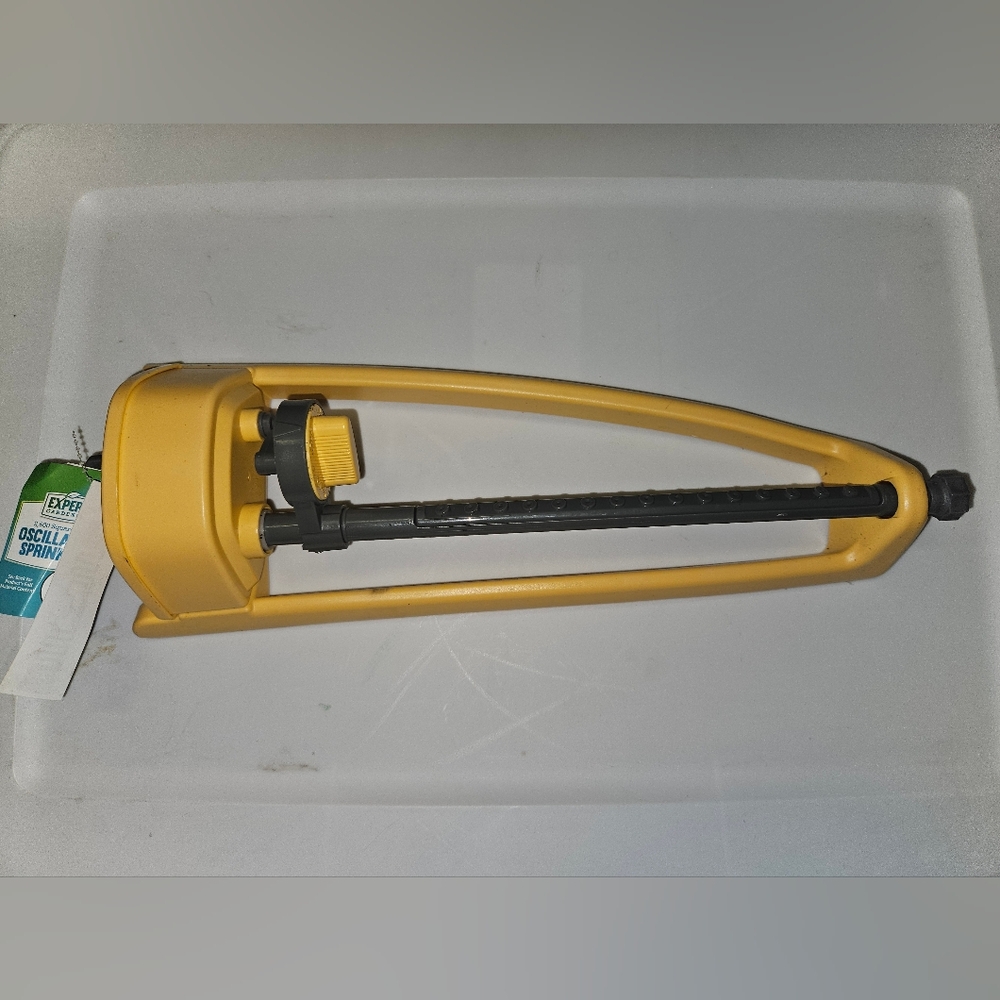 Yellow Garden Oscillating Sprinkler